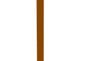 Fixed Height Line (nr 3) verbinding buitenhoek weervast staal (Corten)