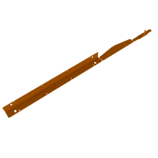 Fixed Height Line (nr 1) verbinding recht weervast staal (corten)