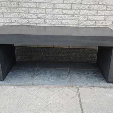 Bankje Maasduinen Antraciet (alleen beton) 125x42x50 cm