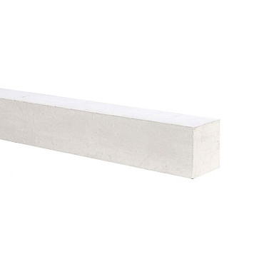 Dichte betonblokken 120x12x12 cm wit