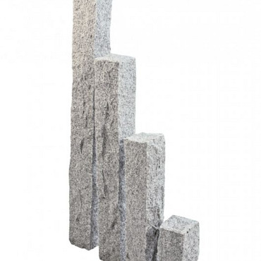 Palissade graniet naturel 25x10x10 cm