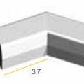 Trottoirband hoekstuk 18/20x25 135° inw. grijs visbek