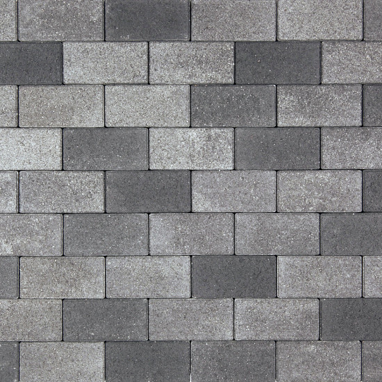 Infra Halve Betonklinker 10,5x10,5x8 cm Grijs-zwart  (komo-keur)