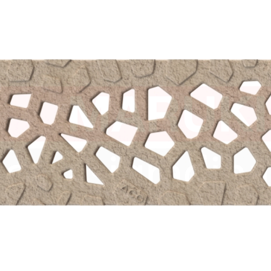 Aco Voronoï rooster gietijzer, L= 500mm Citrine