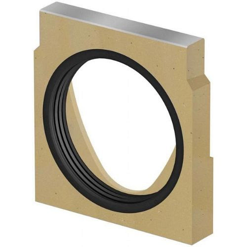 Aco | Eindplaat | V100S Kunststof (Ø110mm)