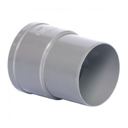 Drain hulpstuk PVC HWA Mof VSE Grijs - 80 mm