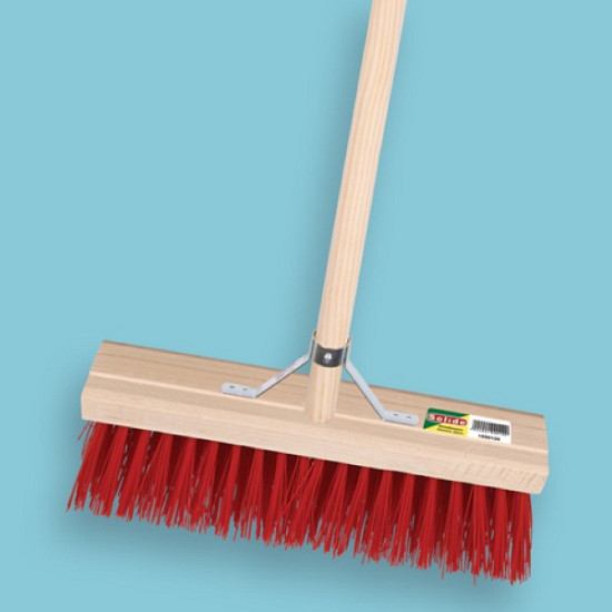 Bezem SOLIDE PPN 35 cm met IKAPÃ steel 150 x 2,8 cm en stokhouder