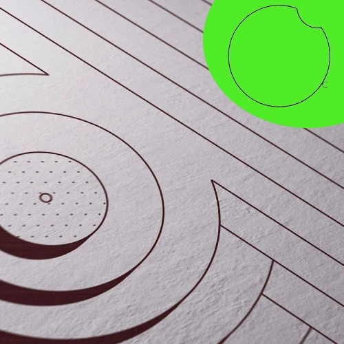 Keramische staptegel TD Decor rond Ø122x2 cm Dionysos - model C