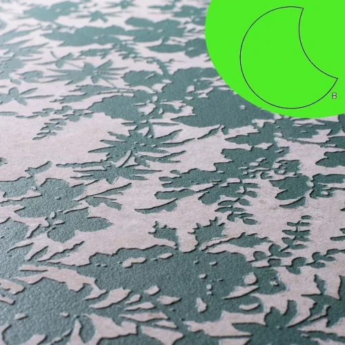 Keramische staptegel TD Decor rond Ø120x2 cm Foliage Verde - model B