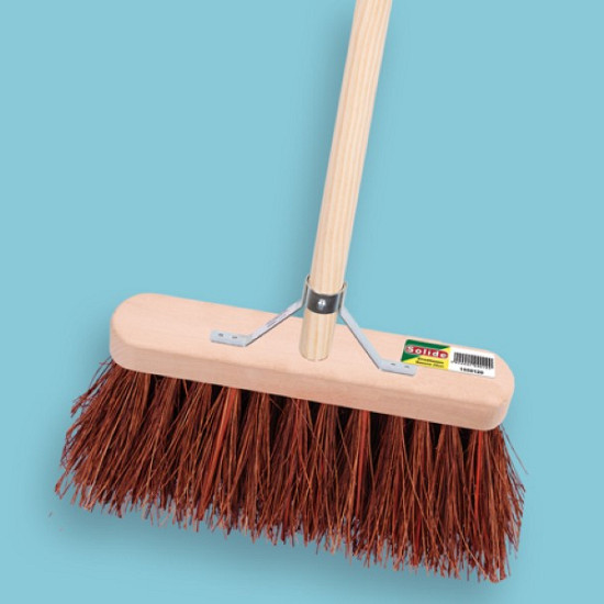 Bezem SOLIDE Bassine 29 cm met IKAPÃ  steel 140 x 28 cm en stokhouder