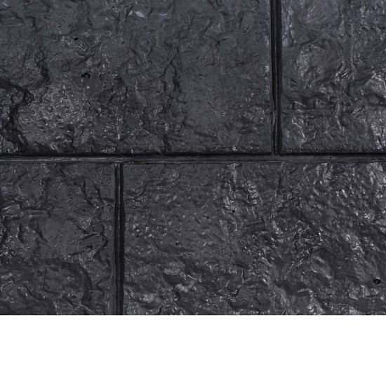 Betonplaat Elbe motief dubbelzijdig 184x36x4,8 Antraciet