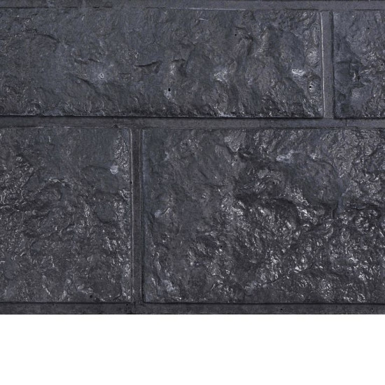 Betonplaat Rots motief dubbelzijdig 184x36x4.8 Antraciet