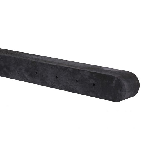 Stampbetonpaal 10x10x310 voor rechte schermen Antraciet (sponning 54 cm)