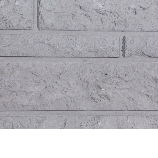 Betonplaat Rots motief dubbelzijdig 184x36x4,8 Grijs