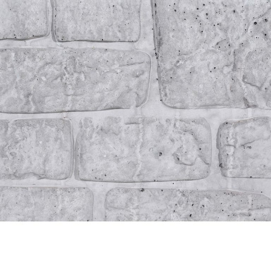 Betonplaat Romeins motief dubbelzijdig 184x36x4.8 Grijs