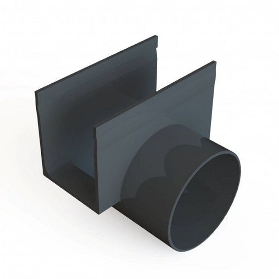 ACO Slim-Line zij-uitloop 80mm (lange zijde)