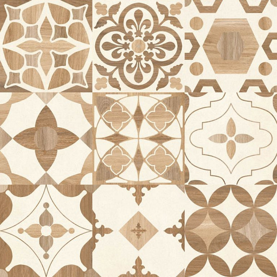 GeoCeramica® topplaat 60x60x1 Mywood Decora