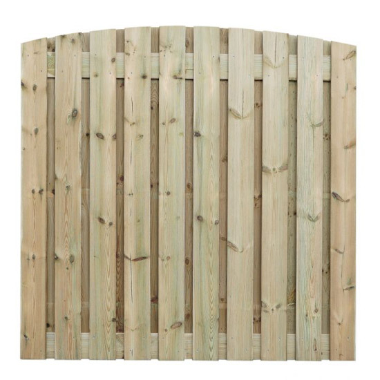 Grenen scherm 21 planks 17 mm - toog 200x180 cm (bxh)