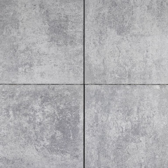 Trippel T 60x60x4 Grijs nuance**