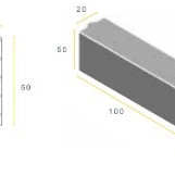 Infra Opsluitband 20x50x100 grijs vis K 11021
