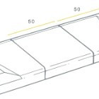 Inritblok 18/20 18x50x50 midden grijs VK
