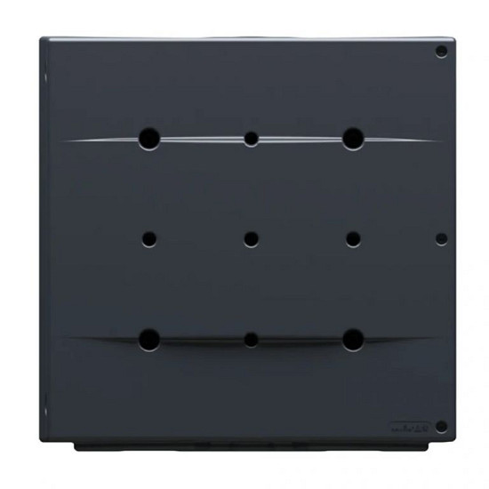 Rainblock regentonschutting (2 stuks) zwart 92x25x92 (bxdxh)