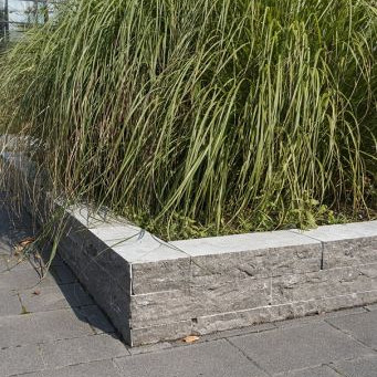 Palissade hoekblok Blue moon Rockface 60x12x12 cm hoekblok - maandprijs