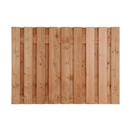 Douglas scherm 19 planks - recht 180x90 cm