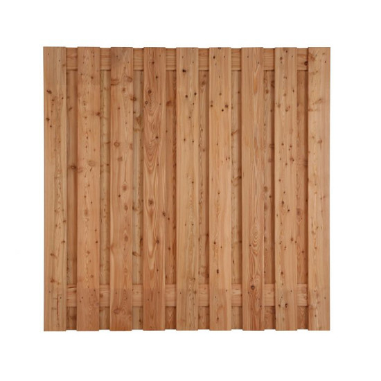 Douglas scherm 19 planks 17 mm - recht 180x165 cm (bxh)