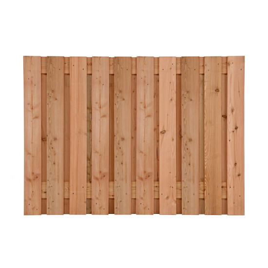 Douglas scherm 21 planks - recht 180x70 cm