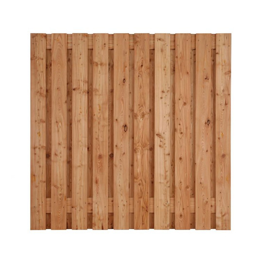 Douglas scherm 21 planks - recht 180x70 cm
