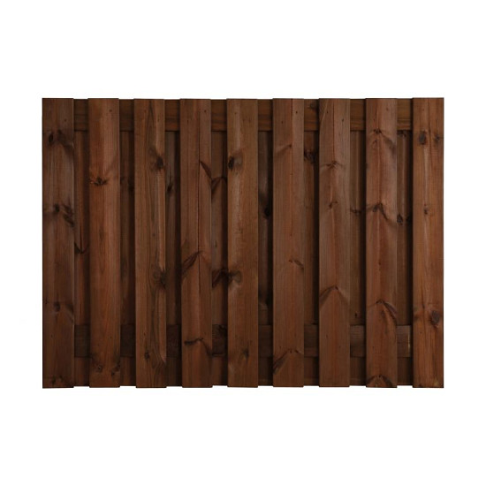 Nobifix scherm 19 planks - recht 180x165 cm (bxh)
