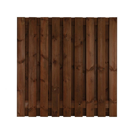 Nobifix scherm 19 planks - recht 200x180 cm (bxh)