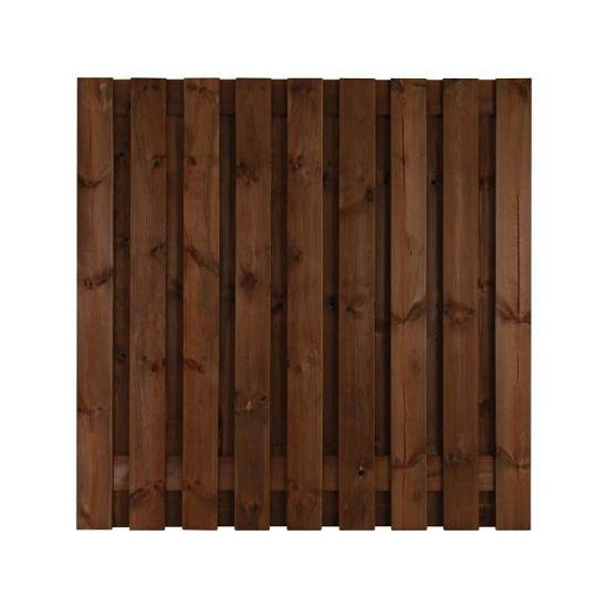 Nobifix scherm 19 planks - recht 180x170 cm