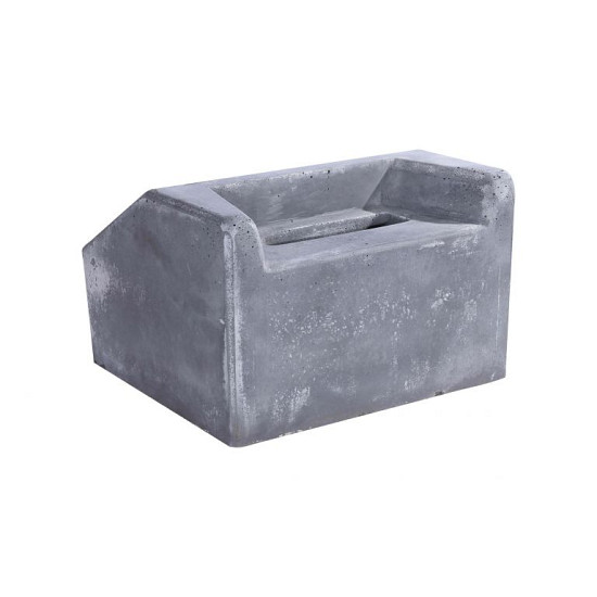 Grondgrendelblok 30x20x25 cm Antraciet