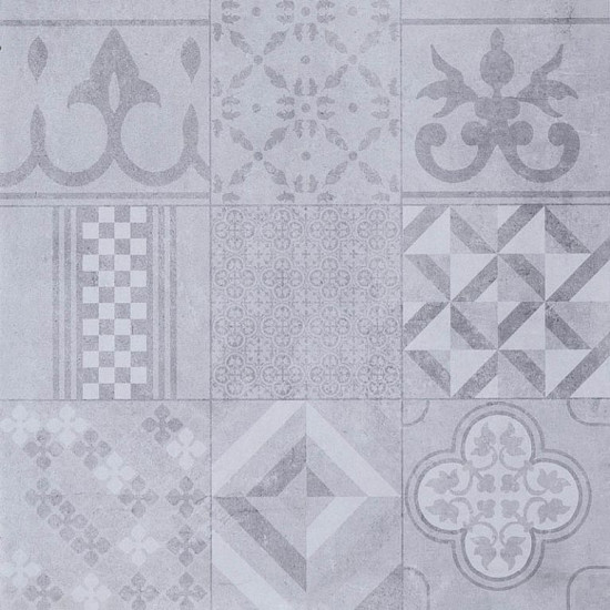 GeoCeramica® Design 60x60x4 Mosaik Grey
