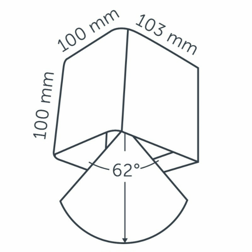 in-lite - Ace Down Corten 100-230V
