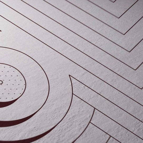 Keramische staptegel TD Decor rond Ø122x2 cm Dionysos - model A