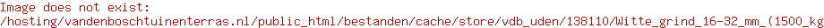 Witte grind 16-32 mm (1500 kg)