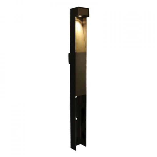Tuinpaal Pro+ padverlichting, schemerschakelaar en Niko New Hydro stopcontact zwart