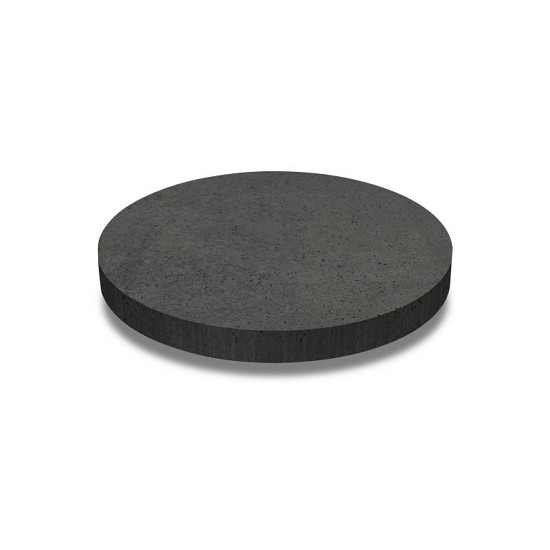 Artistone tegel rond 100x7 cm Carbon