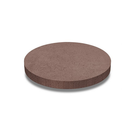 Artistone tegel rond 100x7 cm Roodbruin