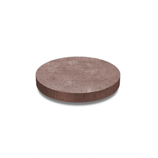 Artistone tegel rond 60x7 cm Roodbruin