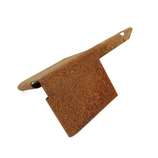 Randbegrenzing COL-MET Corten Hoekstuk 90º, ongecoat 8 x 10 x 21 cm