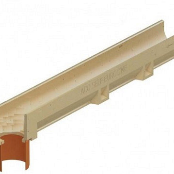 Euroline goot, excl. rooster, onderuitloop Ø 110mm