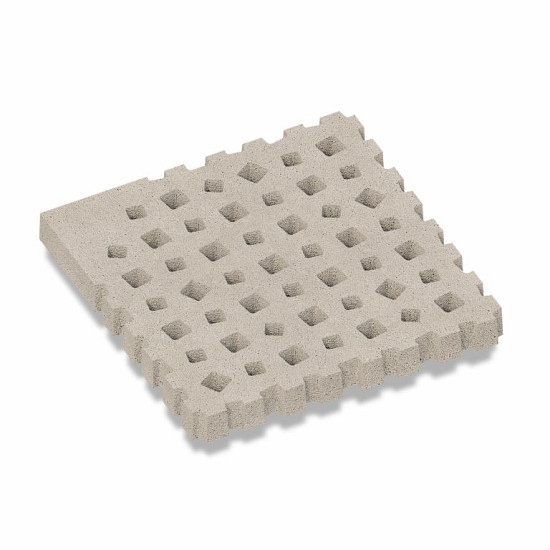 Weave tegel 100x100x10 cm binnenhoek Greige