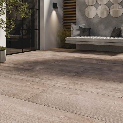 Keramische tegel 120x40x3 cm Woodlook Ronco Light