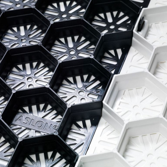 Gravel Aslon splitplaat 59,2x79x3 zwart (2,14 st. p/m²)