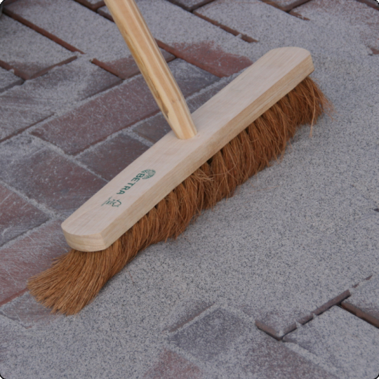 Kokosbezem 33 cm - zonder steel