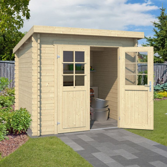 Tuinhuis Indi 175 230x175 (bxd) onbehandeld